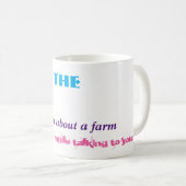 Alt Funny Farm Hen Joke Kaffeetasse (VorderseiteRechts)