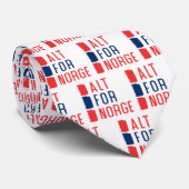 Alt für die Krawatte Norge, norwegisches Motto (Gerollt)