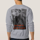 Alt genug besser wissen sweatshirt (Rückseite)