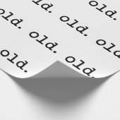 Alt. Geschenkpapier (Ecke)