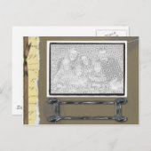 Alt gestaltete Fotovorlage Postkarte (Vorne/Hinten)