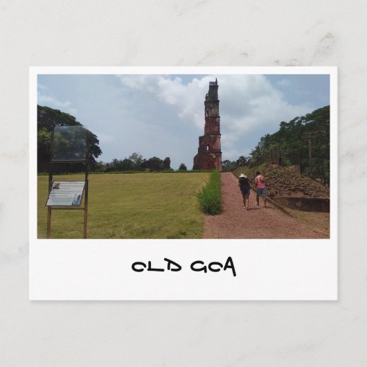 Alt-Goa (Indien) Postkarte (Vorderseite)
