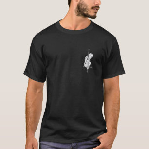 Alt Goth Mädchen umgekehrtes Kreuz Emo Hexerei Okk T-Shirt