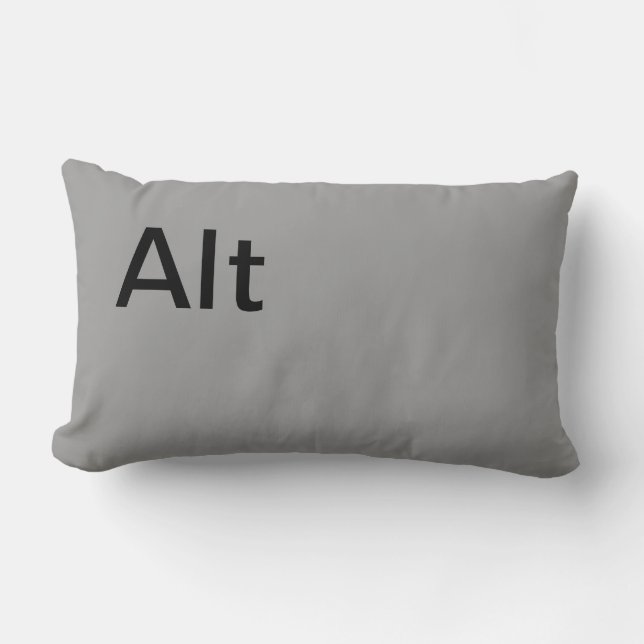 Alt Key Pillow Lendenkissen (Vorderseite)