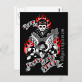 Alt, laut und langsam (Farbe) Postkarte (Vorne/Hinten)