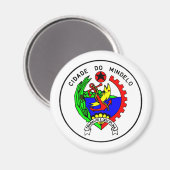 Alt Mindelo, Kap Verde Magnet (Vorderseite/Rückseite)