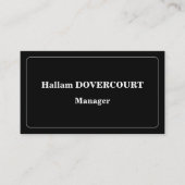 Alt modische Berufliche Visitenkarte (Vorderseite)