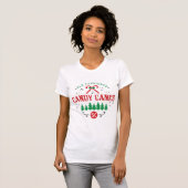 Alt modische Candy Canes 5 Cent humorvoll T-Shirt (Vorne ganz)