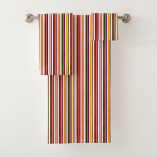 Alt modische Candy Stripes (groß) Badhandtuch Set