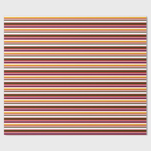 Alt modische Candy Stripes (groß) Geschenkpapier (Flach)