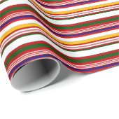 Alt modische Candy Stripes (groß) Geschenkpapier (Rolleneckpunkt)