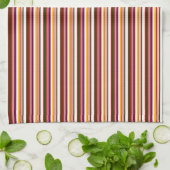 Alt modische Candy Stripes (groß) Geschirrtuch (Gefaltet)