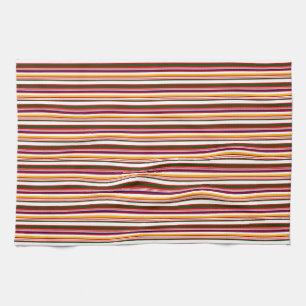 Alt modische Candy Stripes (groß) Geschirrtuch