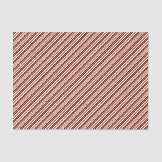 Alt modische Candy Stripes (kleiner Maßstab) Seidenpapier (Vorderseite)