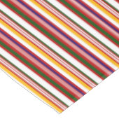 Alt modische Candy Stripes Tischdecke (Schrägansicht)