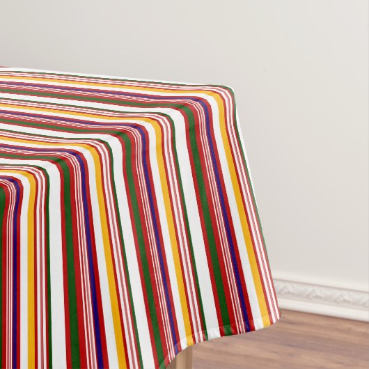 Alt modische Candy Stripes Tischdecke (Beispiel)