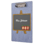 Alt modische Chalkboard Denim Clipboard Klemmbrett (Links)