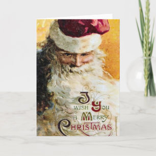 Alt modische Classic Weihnachtskarte Feiertagskarte