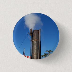 Alt-modische Dampfpfeife Button