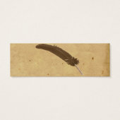 Alt modische Elegance Wedding Drinks Tickets (Rückseite)