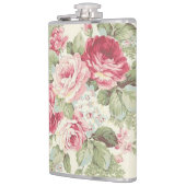 Alt modische Eleganpink und Rote Rosen Flachmann (Links)