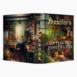 Alt modische Familienfavoriten Rezepte Vintag 3,8 Cm Ordner