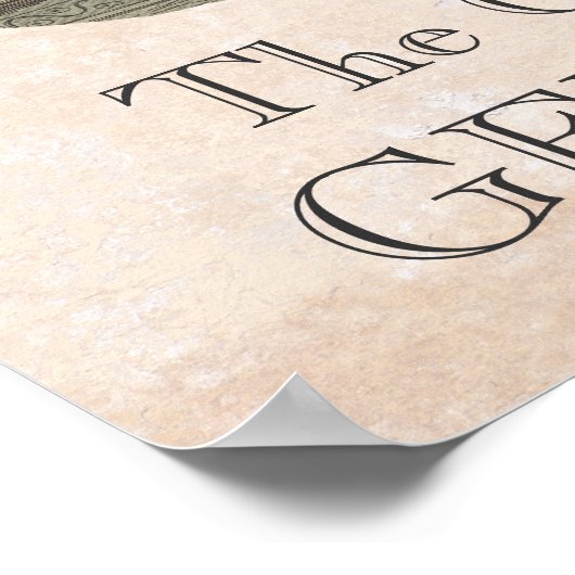 Alt-modische Gentlemen Biedermeier Periode Poster (Ecke)