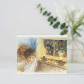 Alt modische Halloween-Geister & Goblins Postkarte (Stehend Vorderseite)