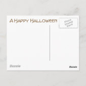 Alt modische Halloween-Geister & Goblins Postkarte (Rückseite)