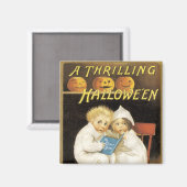 Alt modische Halloween Ghost Story Kids Magnet (Vorderseite/Rückseite)