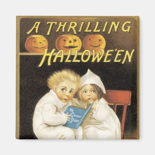 Alt modische Halloween Ghost Story Kids Magnet (Vorne)