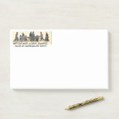 "Alt modische holländische Ansammlung" Post-it Klebezettel (Auf Schreibtisch)