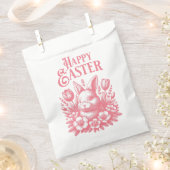 Alt modische Pink Oster Bunny Fevor Taschen Geschenktütchen (Ausgeschnitten)