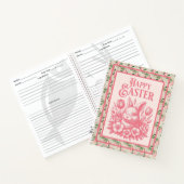 Alt modische Pink Ostersonne Notizblock (Innenseite)