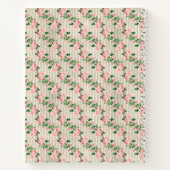 Alt modische Pink Ostersonne Notizblock (Rückseite)