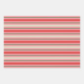 Alt modische Retro Weihnachtsgestalt Muster Rosa Geschenkpapier Set (Vorderseite 3)