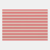 Alt modische Retro Weihnachtsgestalt Muster Rosa Geschenkpapier Set (Vorderseite 2)