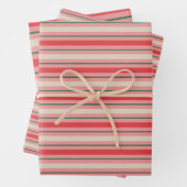 Alt modische Retro Weihnachtsgestalt Muster Rosa Geschenkpapier Set (Beispiel)