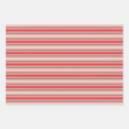 Alt modische Retro Weihnachtsgestalt Muster Rosa Geschenkpapier Set