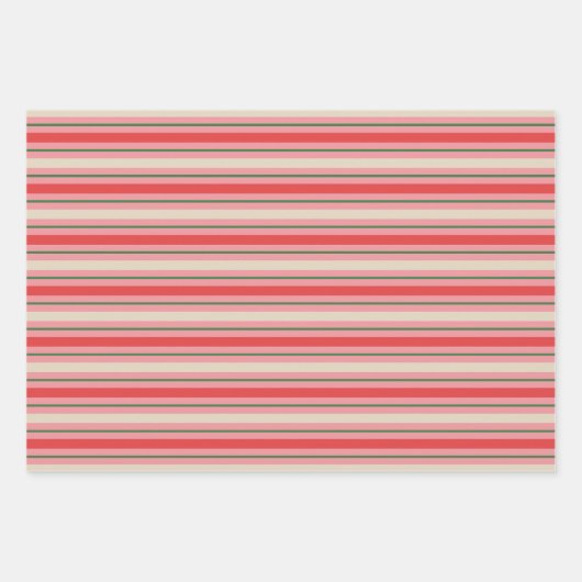 Alt modische Retro Weihnachtsgestalt Muster Rosa Geschenkpapier Set (Vorderseite)