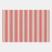 Alt modische Retro Weihnachtsgestalt Muster Rosa Geschenkpapier Set (Vorderseite 3)