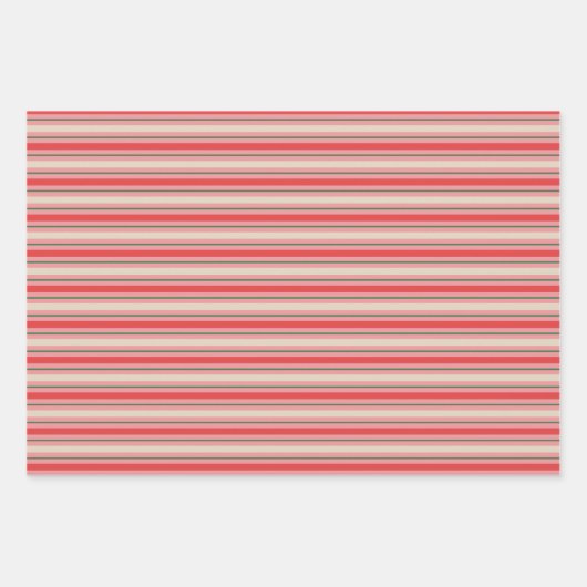 Alt modische Retro Weihnachtsgestalt Muster Rosa Geschenkpapier Set (Vorderseite 3)