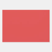 Alt modische Retro Weihnachtsstreifen Rosa Rot Geschenkpapier Set (Vorderseite 2)