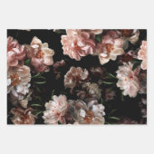 Alt modische Rose Geschenkpapier Set (Vorderseite 3)