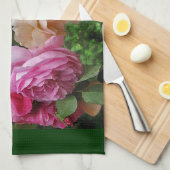 Alt modische Rose Küchentücher (Viertel Falte)