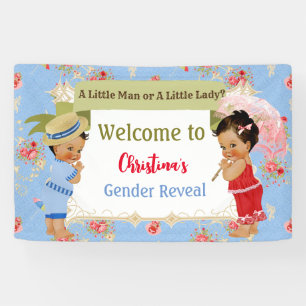 Alt modische Viktorianische Sommer-Genderoffenbaru Banner