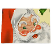 Alt modische Viktorianische Weihnachtsfeiertage Große Geschenktüte (Vorderseite)