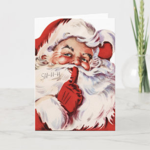 Alt modische Vintag Viktorianische frohe Weihnacht Feiertagskarte