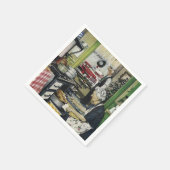 Alt modische Vintage Zuhause Kitchen Weihnachten Serviette (Ecke)