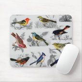 Alt modische Vögel Mousepad (Mit Mouse)